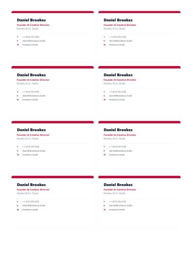 Business cards (modern)