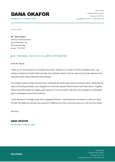 Letter (swiss)